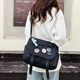 Men's and women's crossbody bags, trendy brand ins workwear style, Japanese style casual men's bags, large capacity shoulder bags, personalized messenger bags, trendy