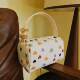 Large capacity portable cosmetic toiletry bag for women
