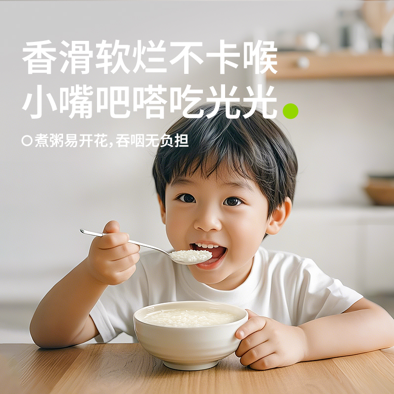 田喜粮鲜有机小咕粒胚芽米2025新米辅食基底煮米油满159送辅食面 - 图2