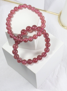 小众鸽血红招桃花百搭旺姻缘手链