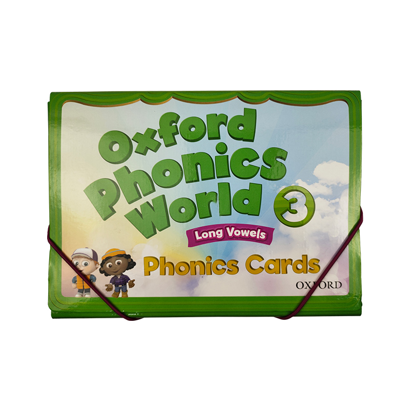 opw 3级别认读卡片现货牛津Oxford Phonics World 3 Phonics Cards自然拼读少儿英语字母发音训练三级别OPW教学卡片-图0