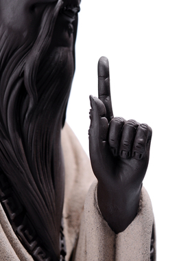 晟初书房老子像陶瓷摆件