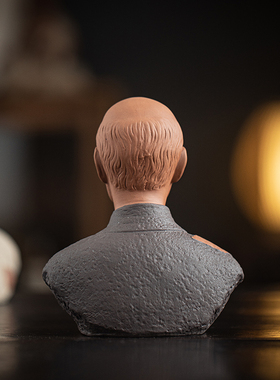 晟初陶瓷弘一法师半生像摆件