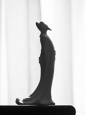 禅意风历史诗人茶桌德化白瓷