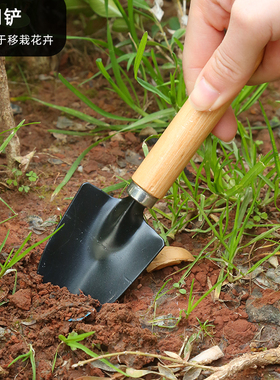 种花工具家用种菜养花园艺松土花铲盆栽花艺种植工具三件套小铲子