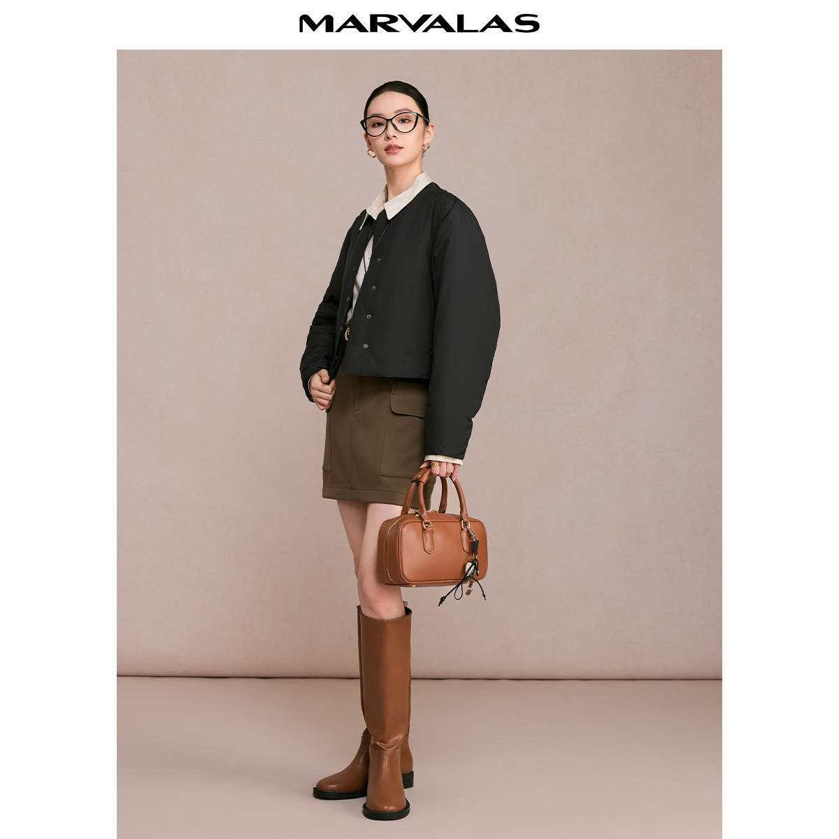 曼德诗短款棉服2025冬季新品面包服棉衣纯色加厚上衣女短外套,淘宝优惠券,粉丝福利购,淘宝优惠卷