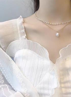 Heart Pendant Short Necklace Women