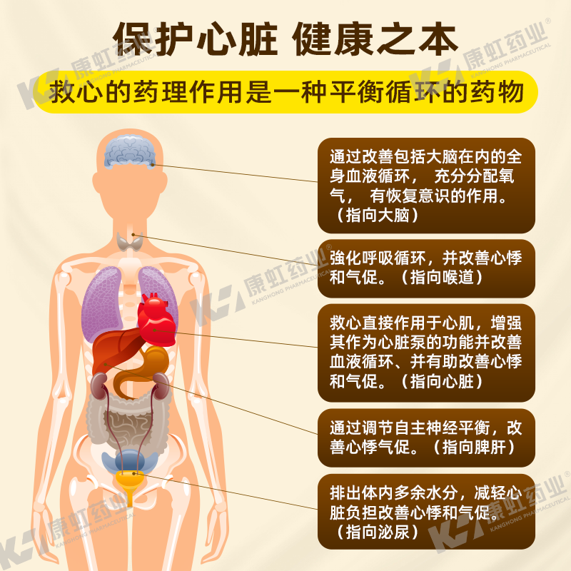 日本救心制药和汉炼成救心丹丸30粒速效心悸益气强心补心通阳安神