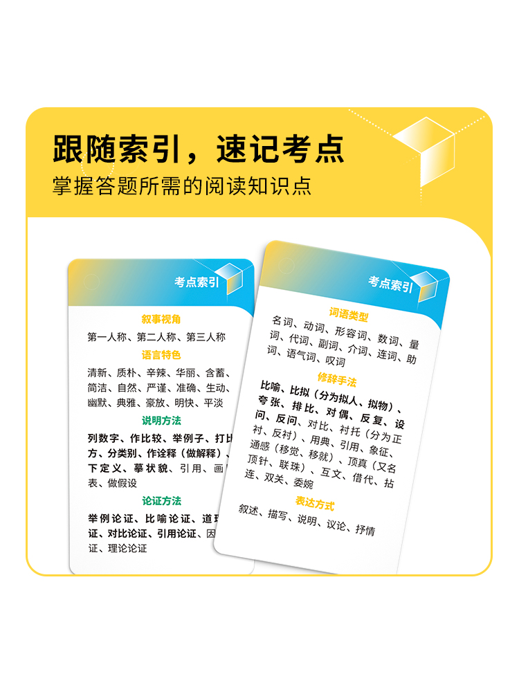 2024新版作文纸条初中阅读高分模板手卡中考备考满分作文写作素材初一初二初三优秀写作素材语文考试速背速记高级词语速记背小卡片 - 图0