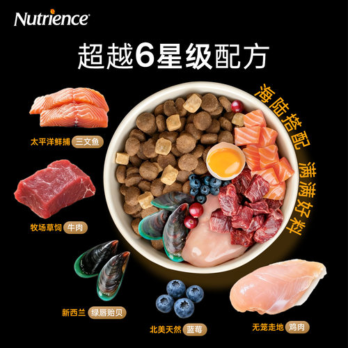 【官方旗舰店】纽翠斯黑钻红肉猫粮成猫进口鸡肉冻干双拼猫粮幼猫 - 图0