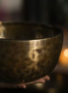 尼泊尔手工佛音碗瑜伽冥想颂钵西