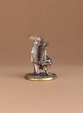 新款跨境热卖黄铜小丑猎人创意