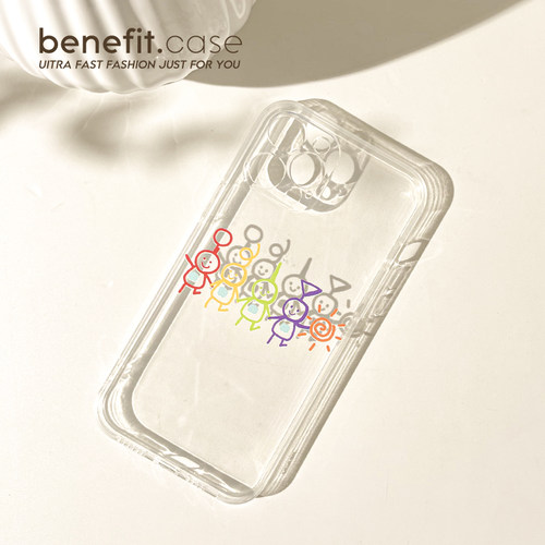 benefit快乐天线宝宝17pro16适用于苹果15手机壳13iphone14promax新款12套11卡通xsmaxxr可爱8plus硅胶7p华为 - 图2