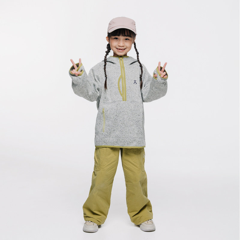 ACMEITEM爱棵米 户外亲子保暖抓绒连帽套头卫衣外套宽松上衣男女,淘宝优惠券,粉丝福利购,淘宝优惠卷