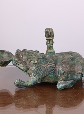 古青铜器博物馆古玩收藏摆件蛤蟆砚台包装好做工精美收藏