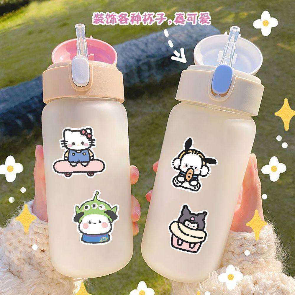 107张卡通绘画三丽鸥贴纸可爱小兔少女心搞怪贴画装饰手机壳手账,淘宝优惠券,粉丝福利购,淘宝优惠卷