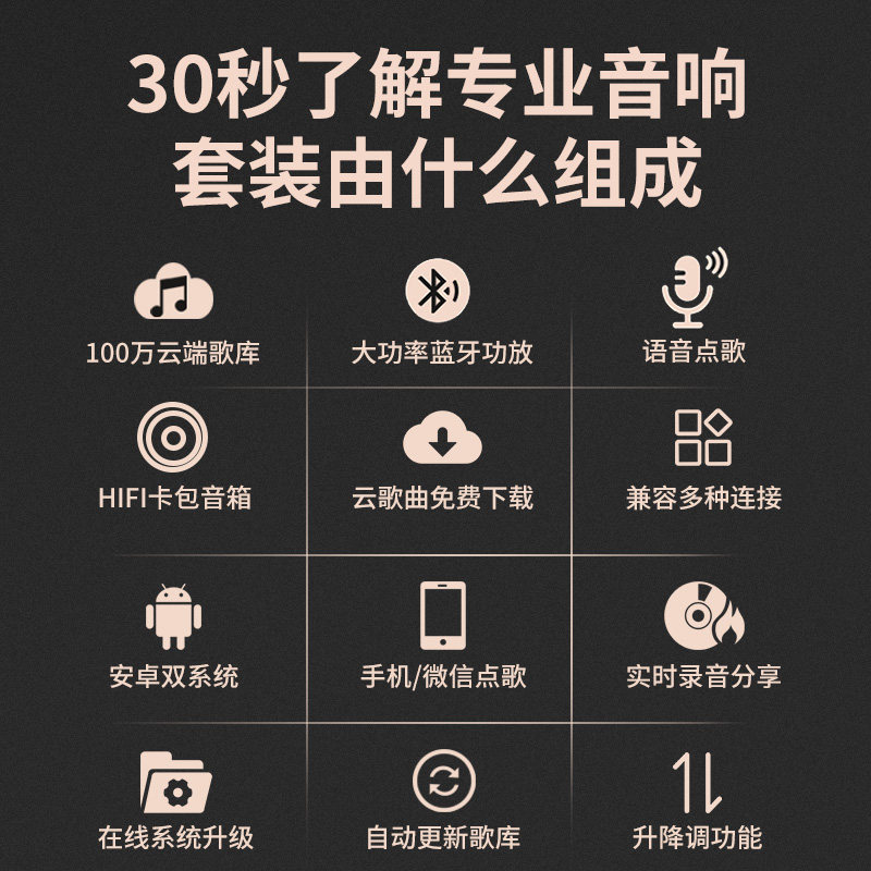 麦亨a80家庭ktv套装全套点歌机 麦亨KTV/卡拉OK音箱