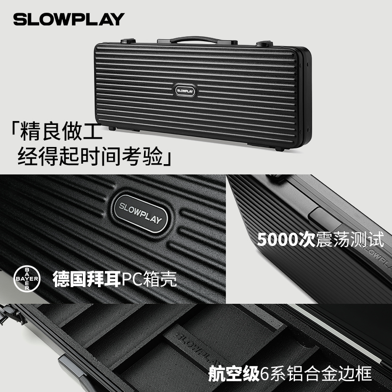 SLOWPLAY德州扑克陶瓷筹码套装专业高端德扑poker牌币43mm-图1