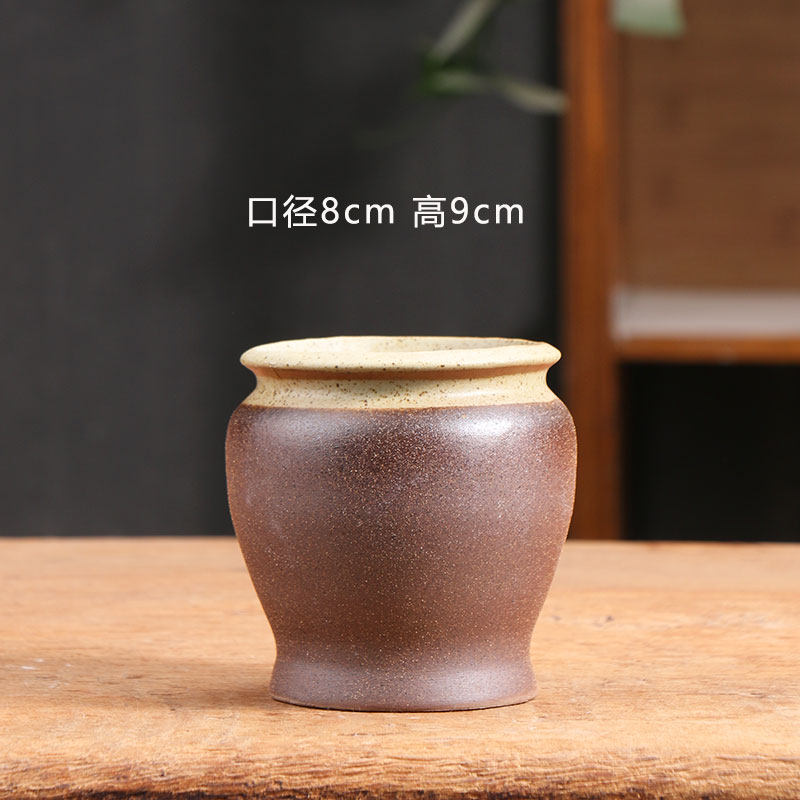 复古磨砂多肉花盆家用陶瓷透气陶土粗陶控根小老桩专用盆特价清仓,淘宝优惠券,粉丝福利购,淘宝优惠卷