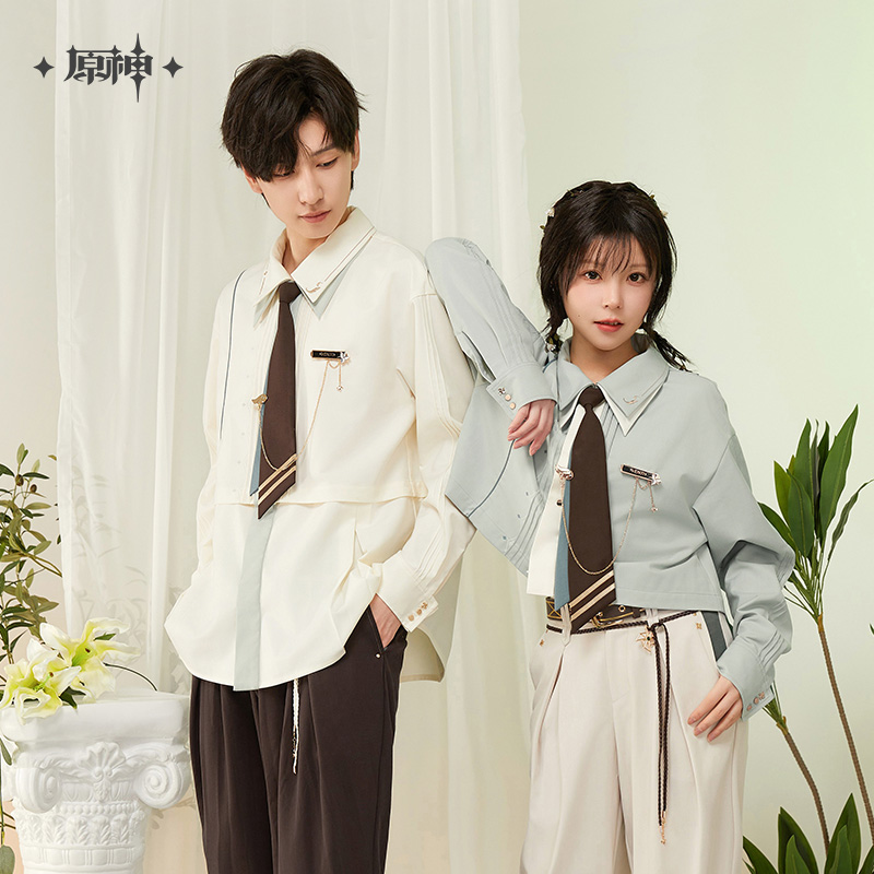 【原神官方】温迪主题印象系列长袖衬衫 可拆卸 Genshin - 图0