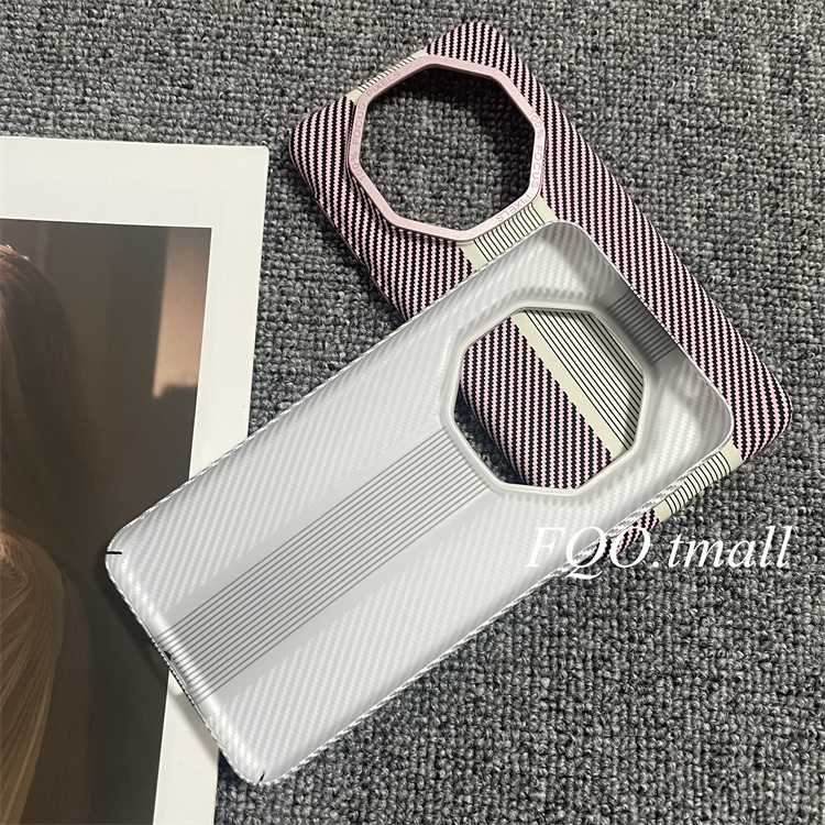 fqo 适用华为mate60RS非凡大师手机壳mate40rs保时捷款式60RS保时捷新款MT50RS碳纤维纹理全包火山口防摔保护 - 图3