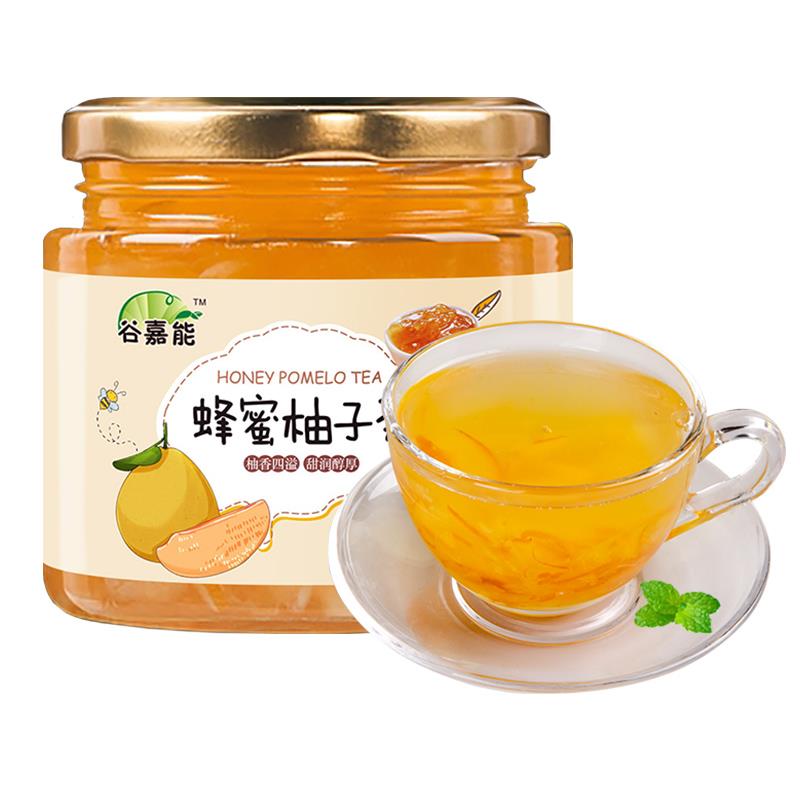 百香果茶好泡水喝的东西冲泡柚子茶图片_3