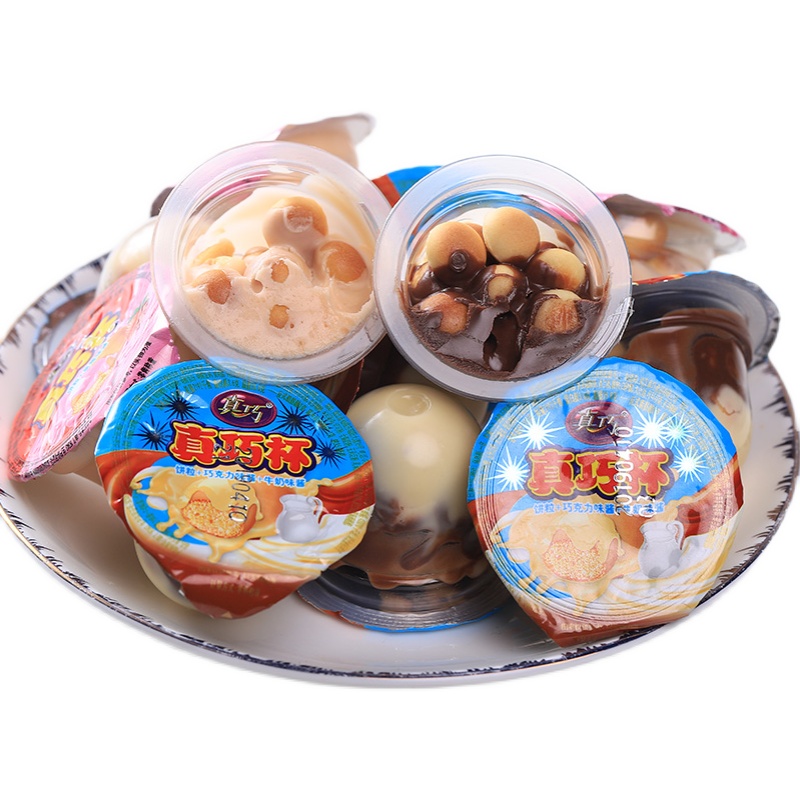 真巧杯散装大杯儿童巧克力夹心饼干正品巧克杯童年休闲零食小吃