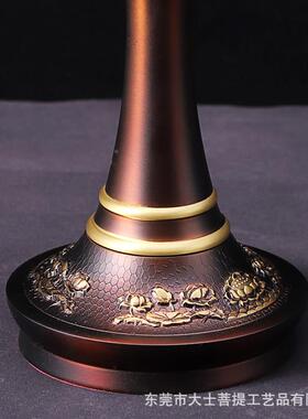 台湾铜莲花灯佛花灯家居观供GXM音灯佛灯七彩供佛灯荷 LED长明灯