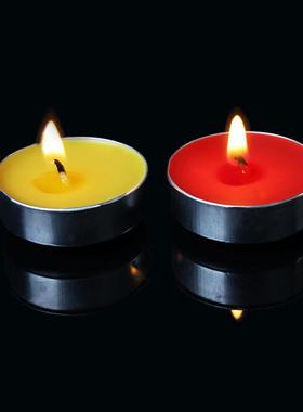 厂家直销佛檀蜡烛酥油灯1酥35356小烟时100粒 植物无油蜡菩 提灯