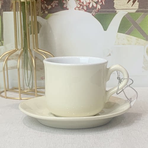 LondonPottery米色英国陶瓷咖啡杯碟马克杯英式下午茶套装茶水杯 - 图1