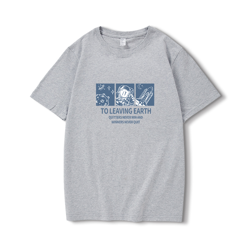 纯棉2022夏季逃离地球设计感t恤 俏媚妲T恤