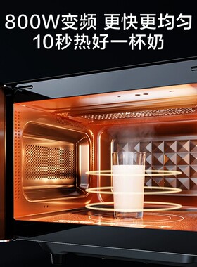 美的变频微波炉一级能效微烤一体机平板光波炉电烤箱正品