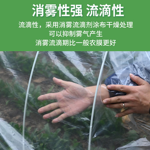 小拱棚保温膜大棚防寒育苗地膜种菜专用塑料冬季窗户保温棚膜保暖 - 图2