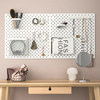 Suitable for IKEA long hole flat replacement hole board accessories metal hook storage box storage rack connection fixer