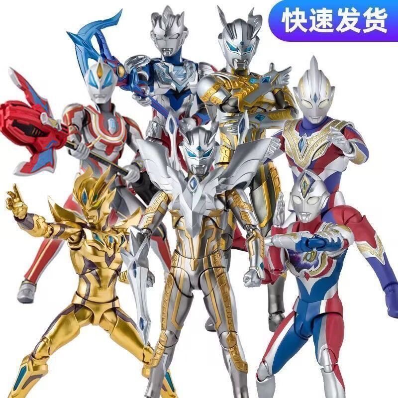 黄金赛罗手办可动人偶模型套装儿童礼物奥特玩具男孩布莱泽闪耀,淘宝优惠券,粉丝福利购,淘宝优惠卷