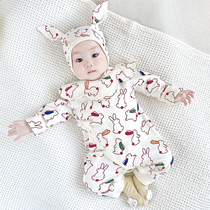 Britains next road newborn clothes suit male and female baby full moon with happy birthday spring and autumn jersey