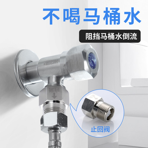 卫生间马桶单向止回阀水管防反水回水水表逆止阀热水器4分止逆阀 - 图1