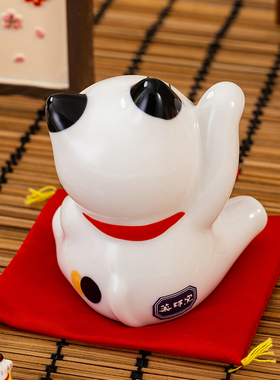 招财猫陶瓷小摆件送礼佳品