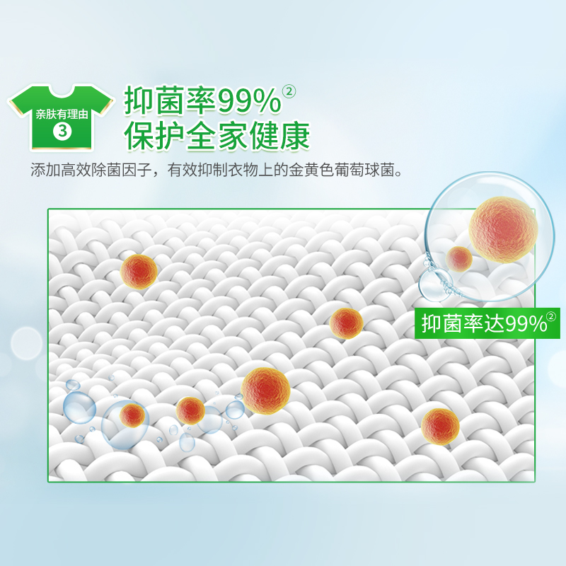 立白好爸爸亲肤洗衣粉无磷抑菌实惠家庭装去渍加量大包装旗舰正品-图1