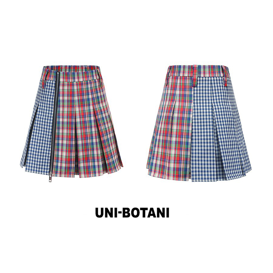 weancheam/未未姆&times格纹短裙 weancheam半身裙