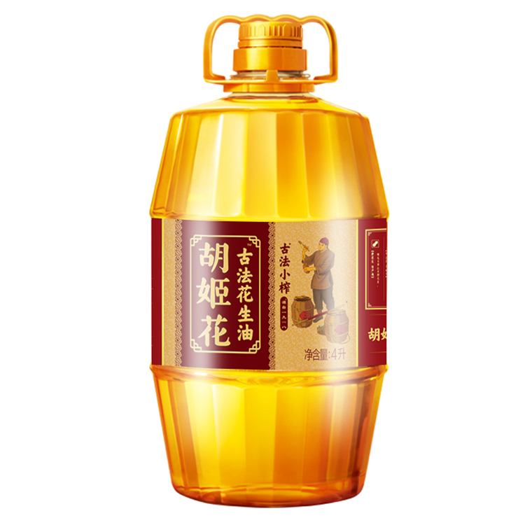 胡姬花古法小榨花生油4.4L(4L+400ml)一级压榨家庭炒菜食用油烘培 - 图3