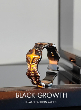 2023年新款做旧款指环食指戒