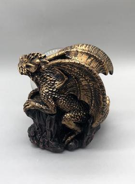 树脂水晶球底座飞龙珠支持球拖球架葫芦矿物标记装饰支架