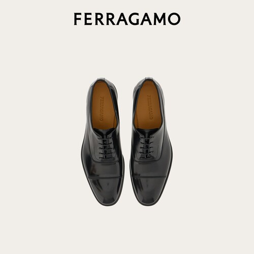 【24期免息】FERRAGAMO菲拉格慕男士系带牛津鞋皮鞋 - 图1