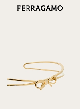 【礼物】FERRAGAMO菲拉格慕女士蝴蝶结手镯