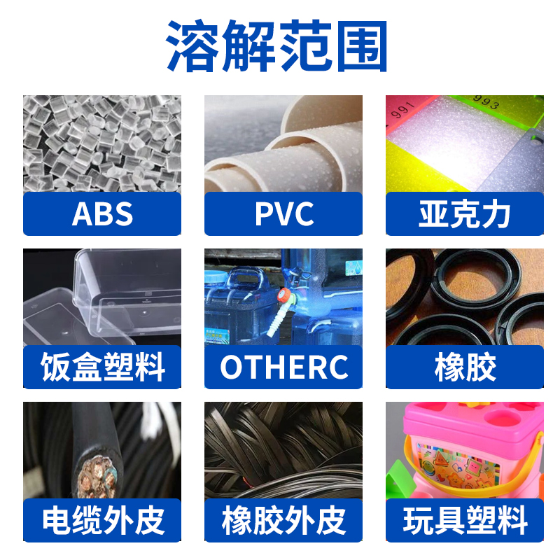 塑料板溶解剂强力溶解abs硬塑料抛光外皮亚克力板粘合剂pvc回收稀 - 图1