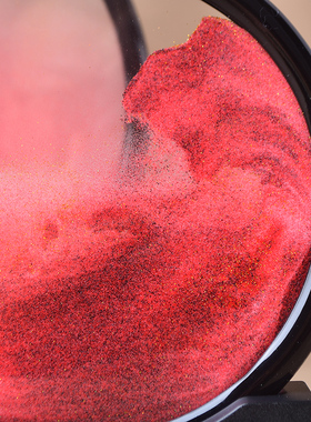 朱砂流沙画创意3D漏摆件