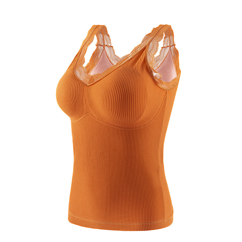 背心加绒夹棉内穿打底美体紧身内衣 水悦雨保暖背心