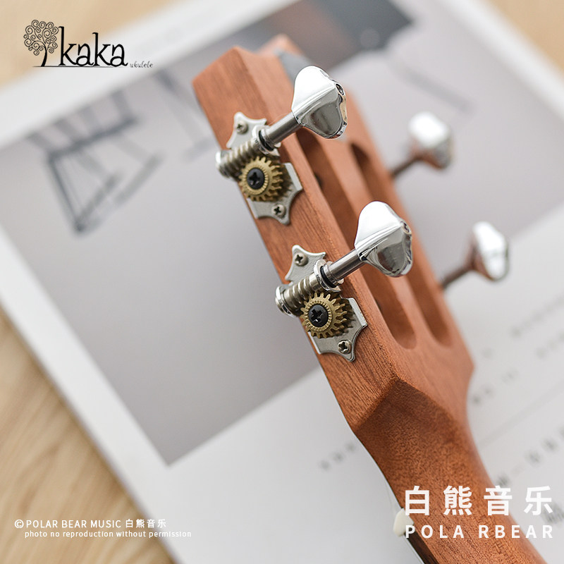 白熊音乐kaka28d云杉单板小吉他 白熊乐器尤克里里/小吉他