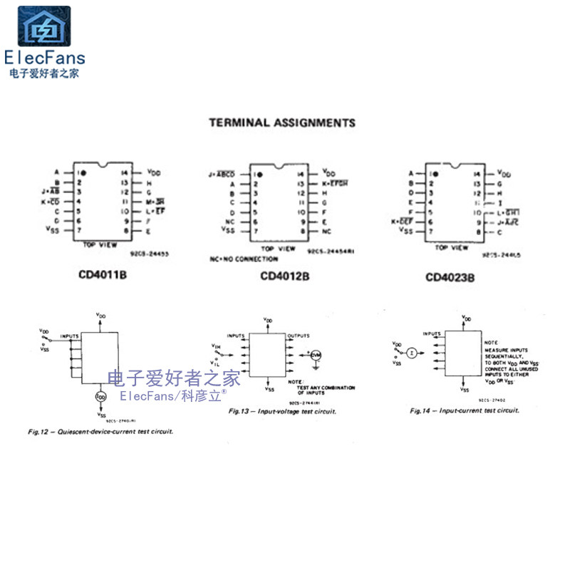 (5个)贴片CD4011BM CMOS四路2输入与非门 SOP-14 IC芯片 CD4011_虎窝淘